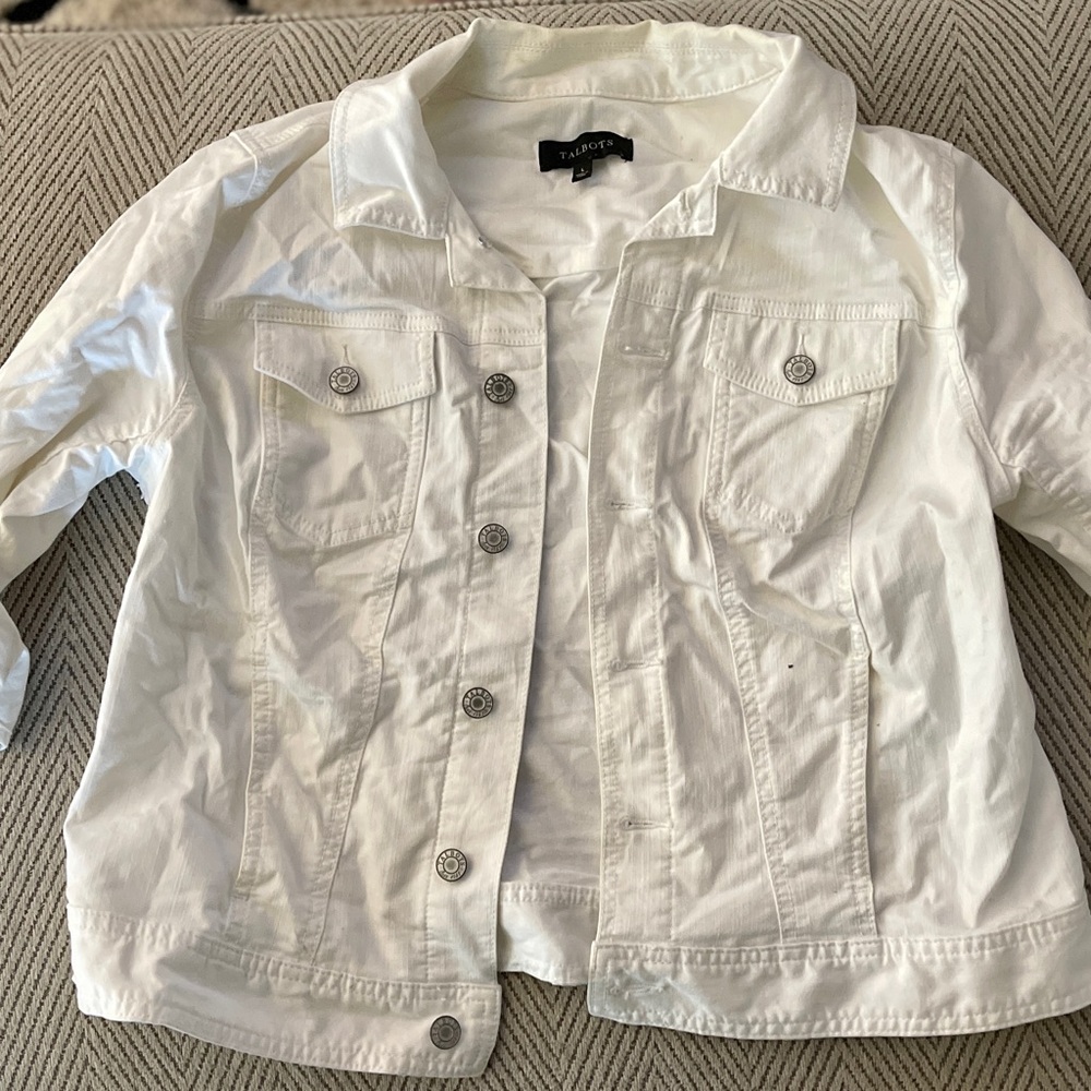 Talbots Jean Jacket